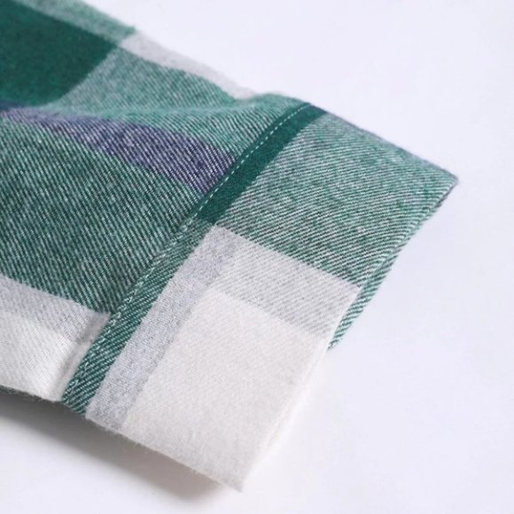 Green Mens Shirt Jacket - Picture 5 of 6